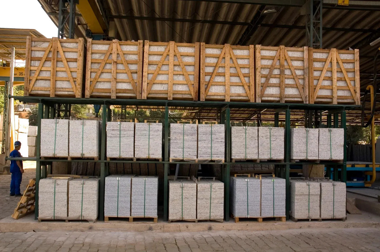 Produção de rochas ornamentais